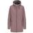 Trespass Kristen Women's Long Hooded Softshell Jacket - Dusty Heather