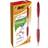 Bic Atlantis Classic Ballpoint Pen Red 12-pack