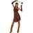 Atosa Brown Indian Woman Costume