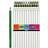 Colortime Jumbo Colored Pencil Green 5mm 12 pack