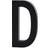 Design Letters Architect Letter D