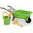 Dantoy Green Garden Wheelbarrow Set 1820