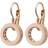 Edblad Monaco French Hook Earrings - Rose Gold/Transparent