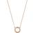 Edblad Monaco Necklace - Rose Gold/Transparent