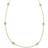 Edblad Monaco Multi Mini Necklace - Gold/Transparent