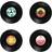 Out of The blue Vinyl Coaster 11cm 4pcs
