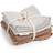 That's Mine Muslin Cloths Feather Grey/Brown/Golden Mist 3-pack