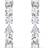 Swarovski Tennis Deluxe Earrings - Silver/White