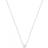 Swarovski Attract Round Necklace - Silver/White