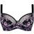 Curvy Kate Moody Bloom Balcony Bra - Black Print