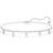 Swarovski Tennis Deluxe Choker Necklace - Silver/White