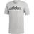 Adidas Essentials Linear Logo T-shirt Men - Medium Grey Heather/Black