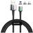 Baseus Magnetic USB A-Lightning/USB C/USB Micro-B 2m