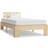 vidaXL Solid Pine Wood 66cm Sängram 90x200cm