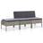 vidaXL 48958 Loungeset, Bord inkl. 2 Stolar & 3 Soffor