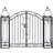 vidaXL Ornamental Garden Gate 122x100cm