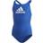 Adidas Girl's Badge of Sport Swimsuit - Royal Blue/White (GE2037)