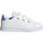 adidas Kid's Advantage - Cloud White/Silver Metallic/Cloud White