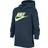 Nike Big Kid's Sportswear Club Fleece Pullover Hoodie - Deep Ocean/Barely Volt (CJ7861-458)
