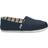 Toms Majolica Heritage Canvas Slip-On Shoenen - Blue
