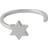 Design Letters Star Ring - Silver