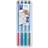 Staedtler Lumocolor Correctable Non Permanent Pen 0.6mm 4 Pack