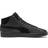 Puma Smash V2 Mid Winterized Leather High Tops - Puma Black/Castlerock