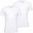 Calvin Klein CK One Crew-Neck Stretch Cotton T-shirt 2-pack - White