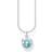 Thomas Sabo Globe Necklace - Silver/Blue