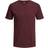 Jack & Jones Jjeorganic Basic Tee SS O-Neck Noos T-Shirt Rouge