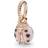 Pandora Ladybird Pendant - Pink/Rose Gold/White