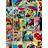 Muriva Papier Peint Marvel MARVEL Bande Dessinée Rouge Multicolore 10,05m x 53cm