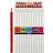 Colortime Wax Crayons Red 12-pack