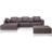 Beliani Oslo with Footstool Right-Hand Soffa 270cm 4-sits