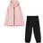 Tretorn Kid's Packable Rain Set - Light Rose/Black