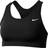 NIKE Medium Support Swoosh Sports Bra - Black/White