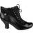 Hush Puppies Stivali da donna/donna Vivianna in pelle con tacco e lacci - Nero