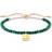 Thomas Sabo Cloverleaf Bracelet - Beige/Gold/Turquoise