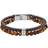 Fossil Leather Bracelet - Black/Brown