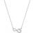 Swarovski Infinity Necklace - Silver/Transparent