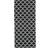 Horredsmattan Wave Svart, Vit 70x250cm