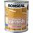 Ronseal Quick Dry Interior Varnish Satin Wood Protection Clear 0.25L