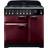 Rangemaster ELA90DFFCY/ Elan Deluxe 90cm Dual Fuel Cranberry Red