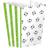 Amscan Popcorn Box Bowls Kicker White/Green 4-pack