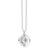 Thomas Sabo Star & Moon Necklace - Silver/White