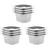vidaXL Gastronorm Container GN 1/6 Kitchen Storage 12pcs