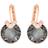 Swarovski Bella V Drop Earrings - Rose Gold/Grey/Transparent