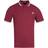 Fred Perry Twin Tipped Polo Shirt - Port/White