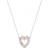 Swarovski Infinity Necklace - Rose Gold/Silver/Transparent