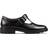 Clarks Youth Loxham Shine - Black Leather